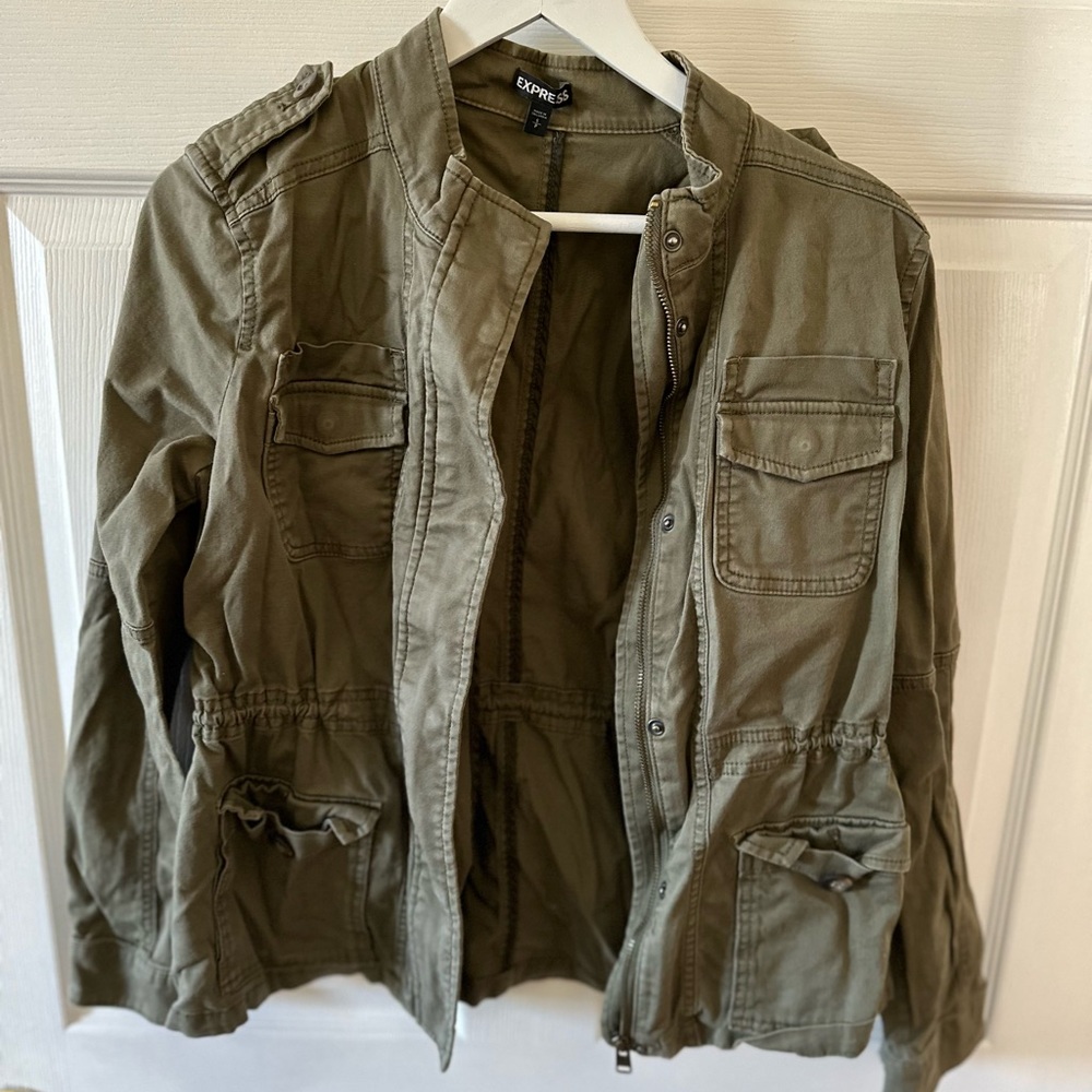 Express Women's Khaki Utility Jacket